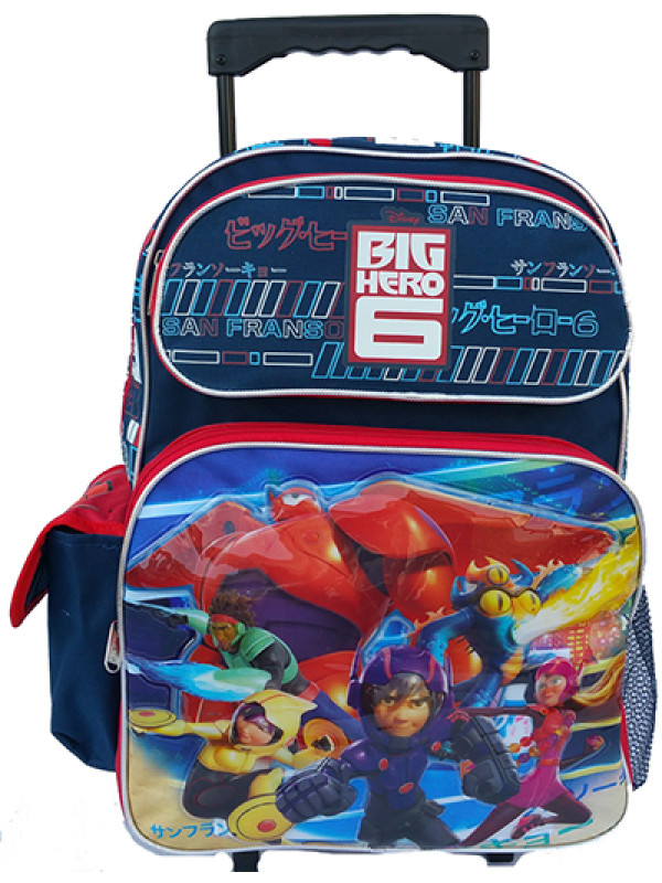 Big Hero 6 Large 16 Inch Rolling Backpack