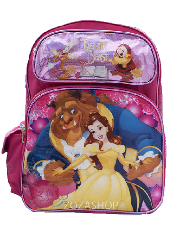 Disney Beauty And The Beast 16 Inch Large Backpack