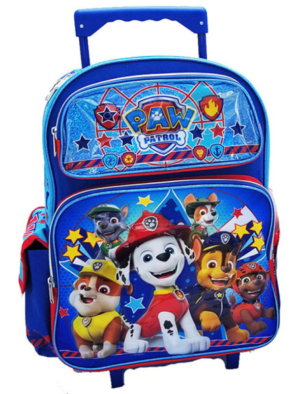 Paw Patrol 16 Inch Large Rolling Backpack