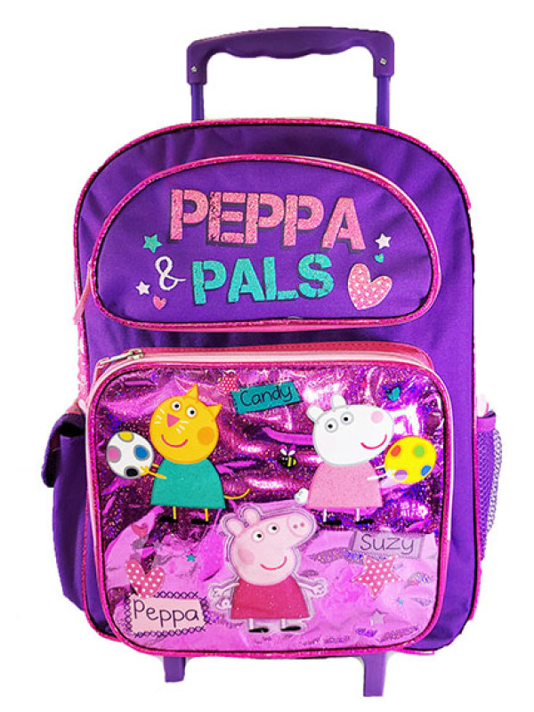 Peppa Pig 16 Inch Large Rolling Backpack