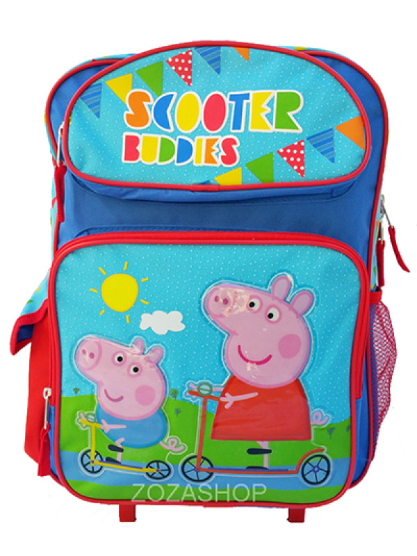 Peppa Pig 16 Inch Large Rolling Backpack