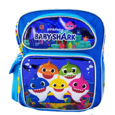 Baby Shark 12 Inch Small Backpack