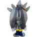 Silver Sonic Doll Plush Backpack 18 Inch ( Silver )